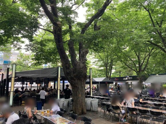 ASAHI SUPER DRY BEER PARK（大通公園6丁目）の雰囲気や特徴＆購入システム