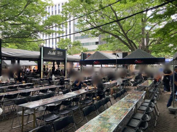 ASAHI SUPER DRY BEER PARK（大通公園6丁目）の雰囲気や特徴＆購入システム