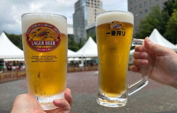 キリン 一番搾り ビアガーデン（大通公園7丁目）のビール料金