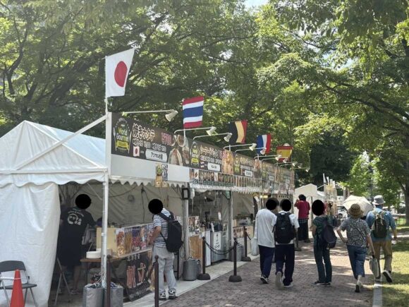 世界のビール広場（大通公園ビアガーデン10丁目）の雰囲気や特徴