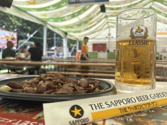 THE サッポロ ビヤガーデン（大通公園8丁目）おすすめフードは「サッポロビール園のジンギスカン」