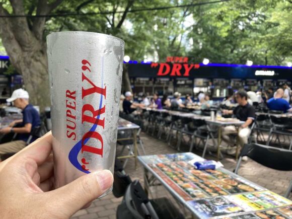 アサヒスーパードライビアパーク（6丁目会場）のおすすめはキンキンタンブラー