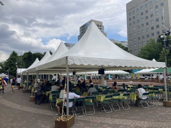 キリン 一番搾り ビアガーデン（大通公園7丁目）の雰囲気や特徴