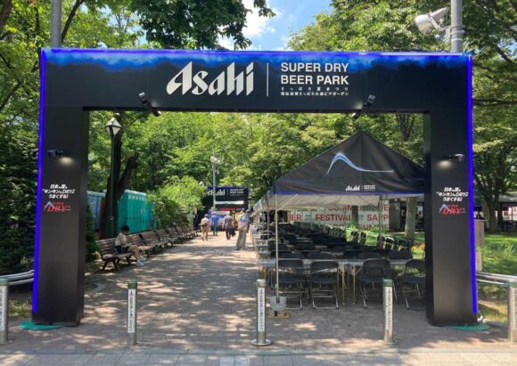 ASAHI SUPER DRY BEER PARK（大通公園6丁目）の雰囲気や特徴＆購入システム