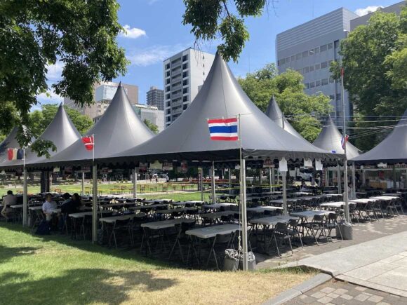 世界のビール広場（大通公園ビアガーデン10丁目）の雰囲気や特徴