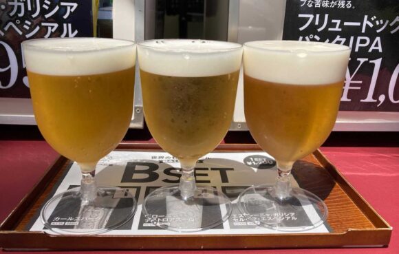世界のビール広場（大通公園ビアガーデン10丁目）のドリンク＆飲み比べセット