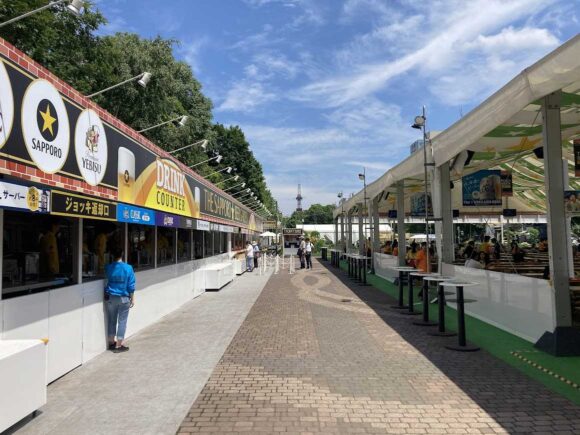 THE サッポロ ビヤガーデン（大通公園8丁目）のドリンクメニューや料金