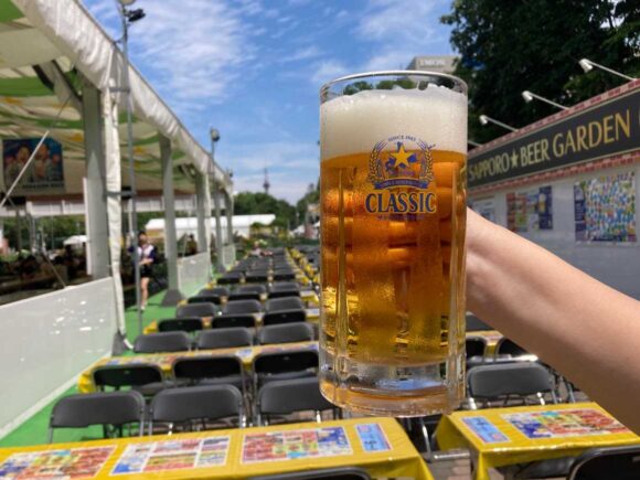 THE サッポロ ビヤガーデン（大通公園8丁目）のドリンクメニューや料金