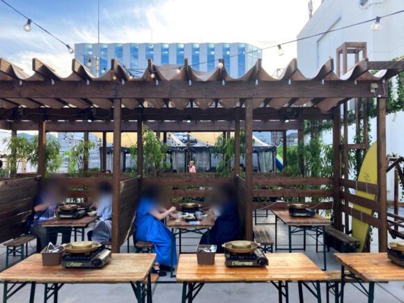 札幌パルコ屋上ビアガーデン「THE SUMMER」のメニュー料金や席の選び方