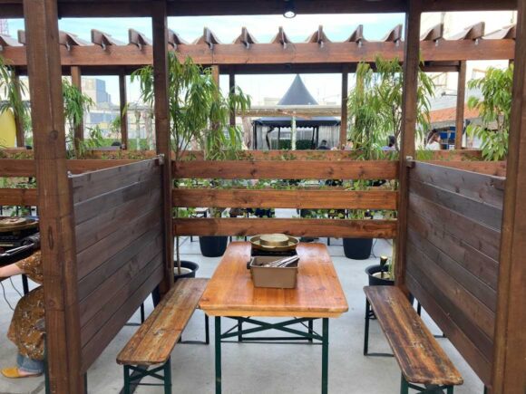 札幌パルコ屋上ビアガーデン「THE SUMMER」のメニュー料金や席の選び方