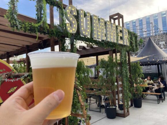 札幌パルコ屋上ビアガーデン「THE SUMMER」のメニュー料金や席の選び方