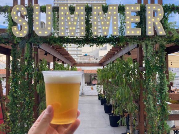 札幌パルコ屋上ビアガーデン「THE SUMMER」のメニュー料金や席の選び方