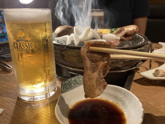 炭火網焼 ジンギスカン 狸小路やまごや おすすめ「ラムショルダー食べ放題」