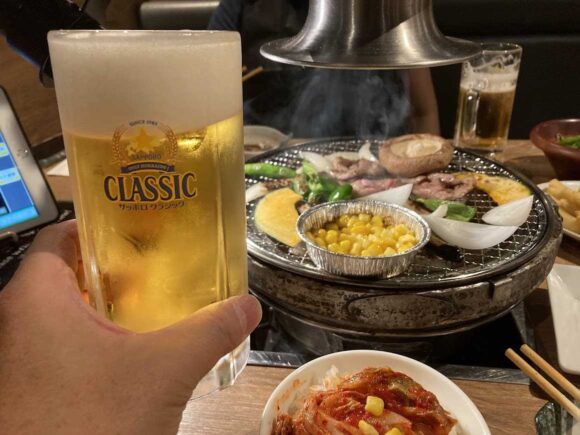 炭火網焼 ジンギスカン 狸小路やまごや おすすめ「ラムショルダー食べ放題」