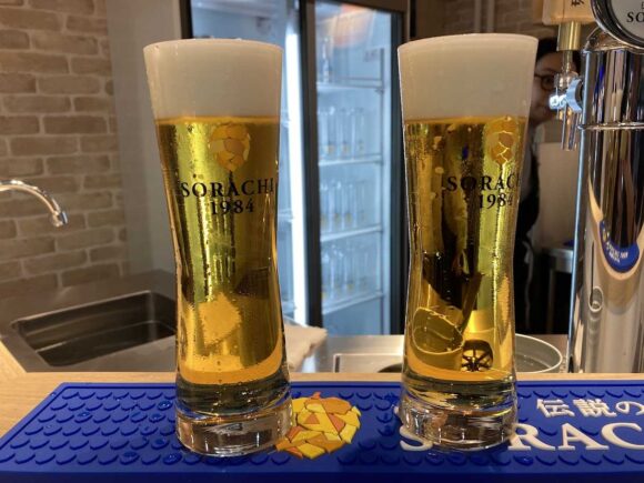 BEER STAND SORACHI（新千歳空港 国内線ターミナル2階）のメニュー料金やシステム＆楽しみ方