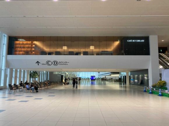 Cafe Sky Library（ポルトムインターナショナル北海道）の行き方