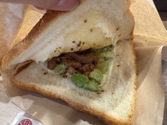 東亜珈琲館 新千歳空港店おすすめ「ホットサンド」