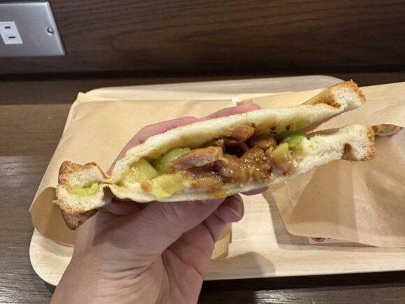 東亜珈琲館 新千歳空港店おすすめ「ホットサンド」