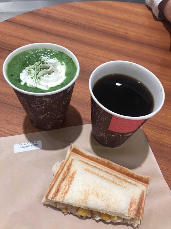 東亜珈琲館 新千歳空港店おすすめ「ホットサンド」