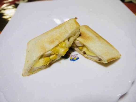 東亜珈琲館 新千歳空港店おすすめ「ホットサンド」