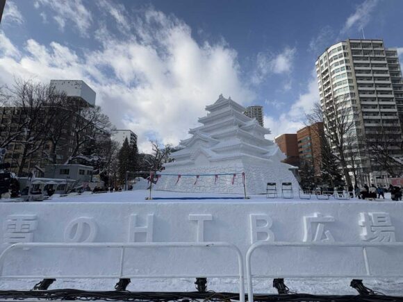 さっぽろ雪まつり2026年の大雪像は「会津 鶴ヶ城」