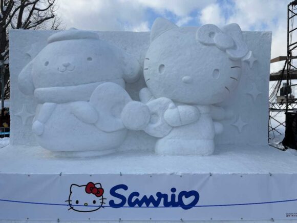 さっぽろ雪祭り2026「大通公園11丁目」の中雪像