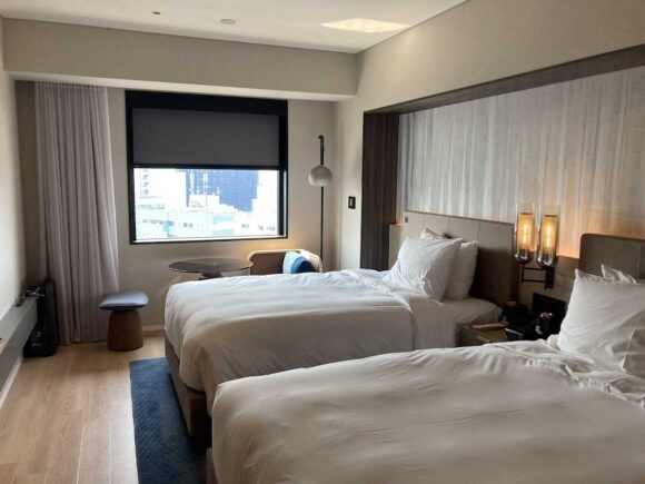 コートヤード・バイ・マリオット札幌の客室レビュー（デラックスツイン）