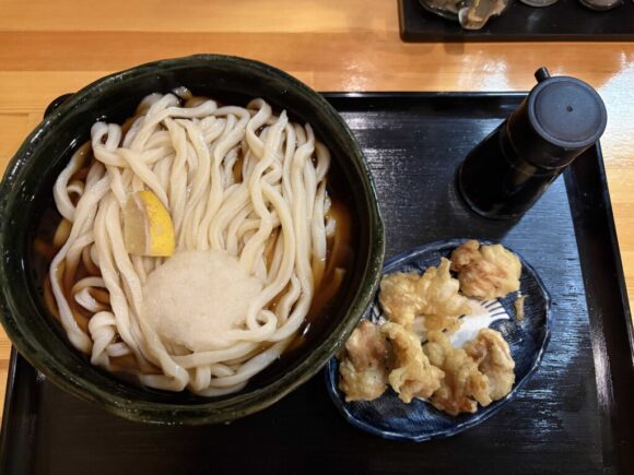 手打ち讃岐うどん 洸香おすすめ「鶏天ぶっかけ」