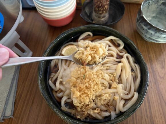 手打ち讃岐うどん 洸香おすすめ「鶏天ぶっかけ」